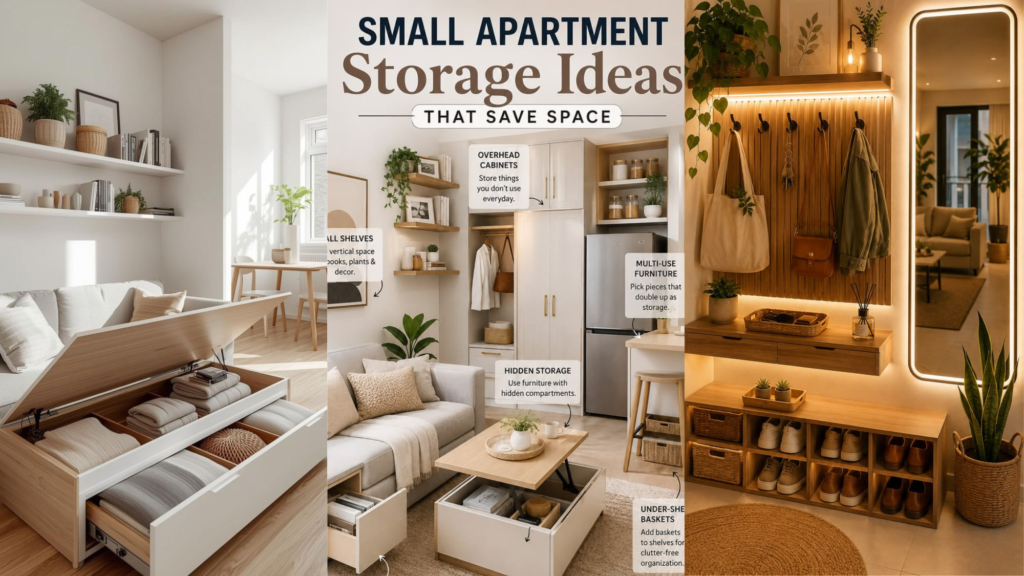 storage hacks for small apartments