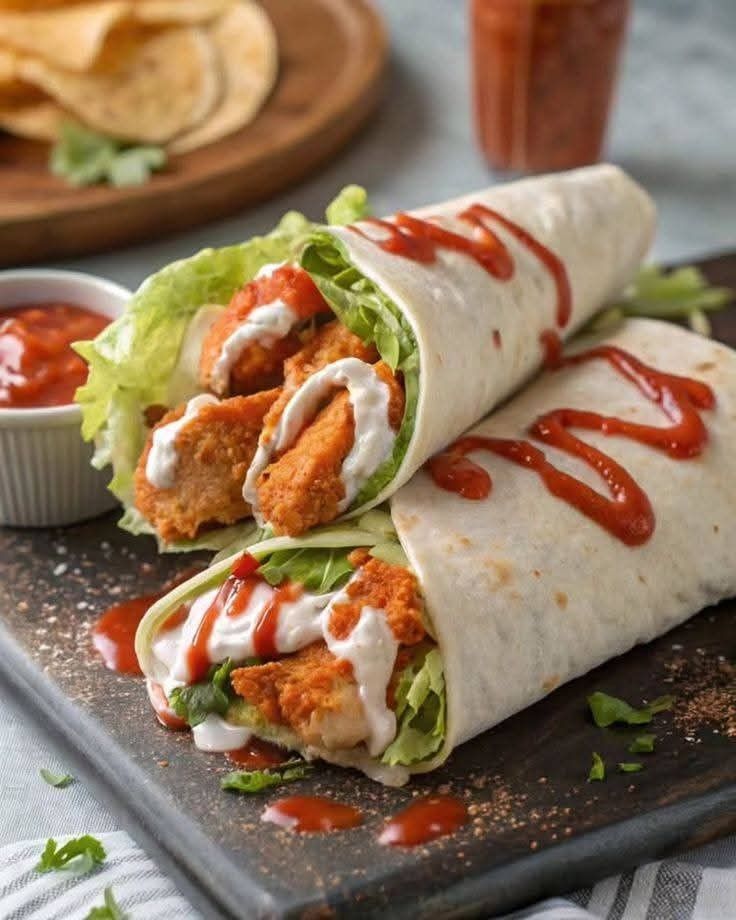 Chicken Caesar Wraps