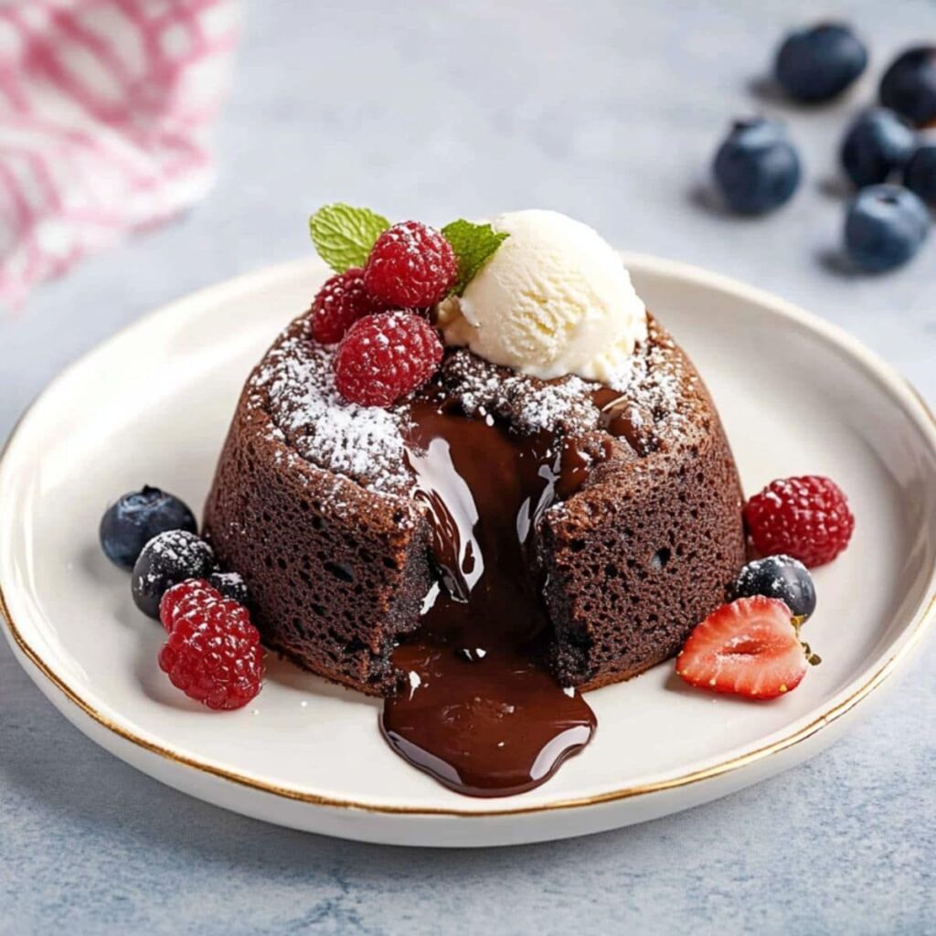 chocolate lava cake
