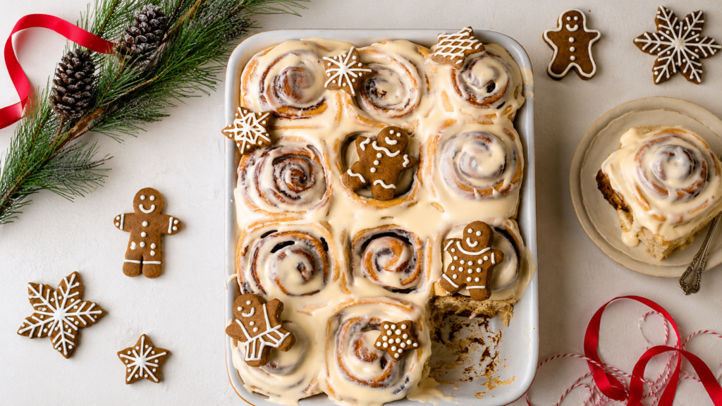 Christmas  special cinnamon roll