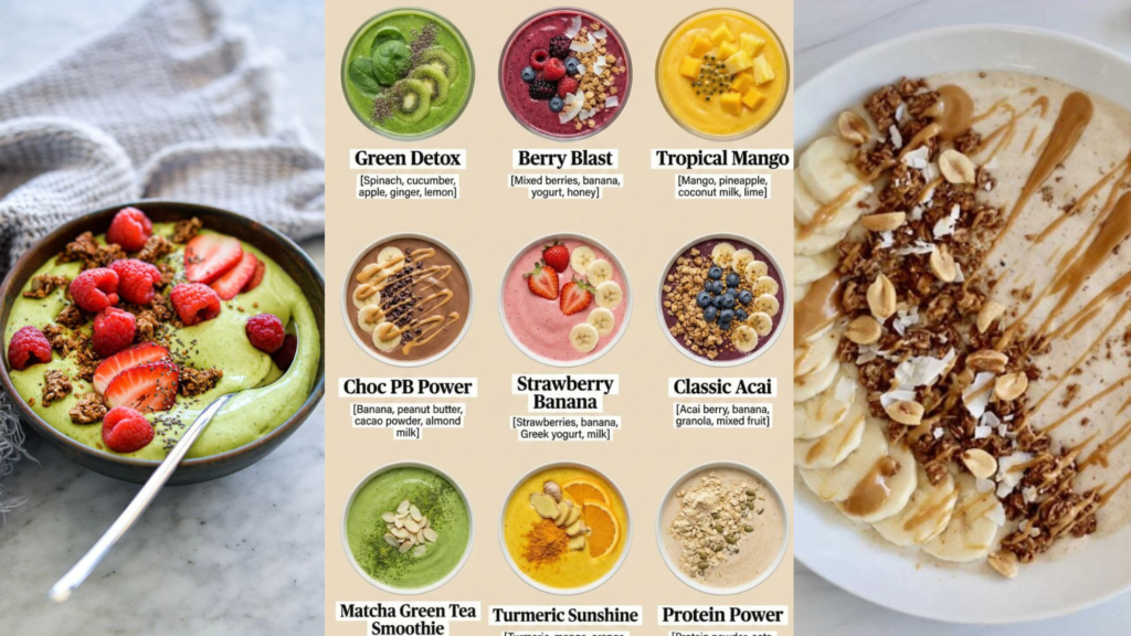 healthy smoothie bowl recipes