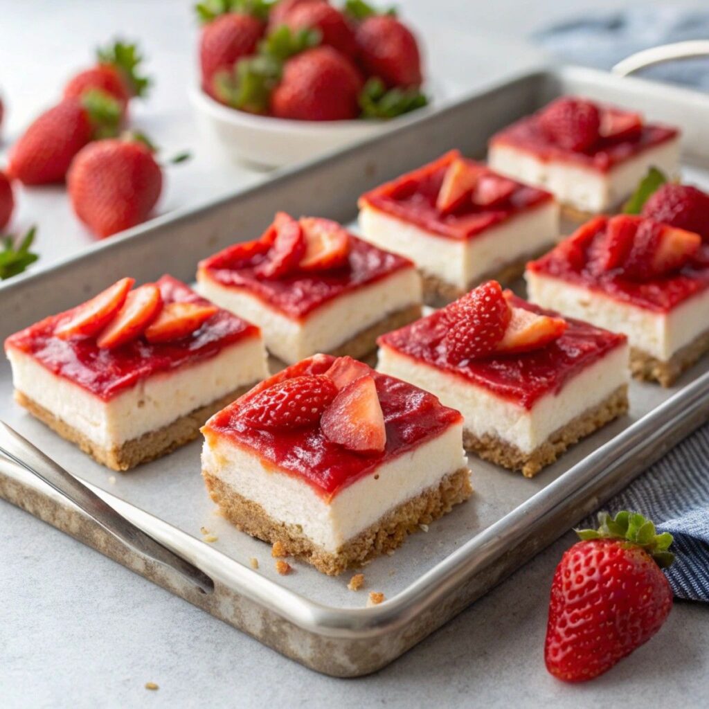 strawberry bars
