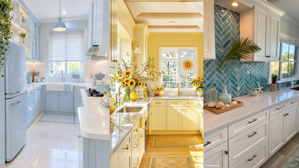 Coastal Beach Kitchen Colors Ideas 